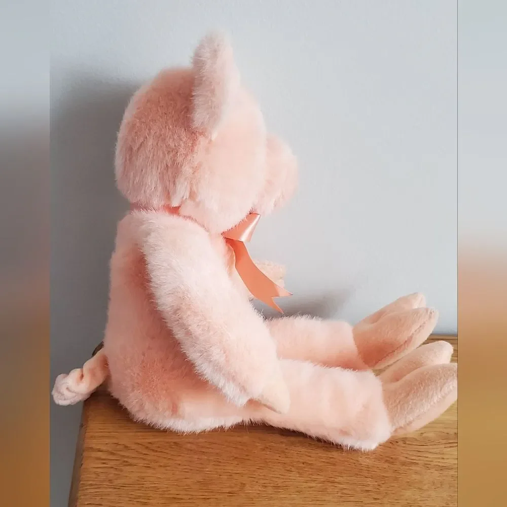 Manhattan Toy Company Soft Pink Plush Pig Toy New Old Stock